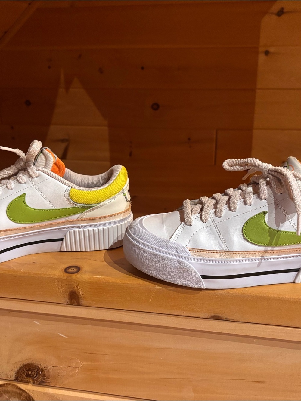 Nike Court Legacy Lift, “Feel Love” model - women’s 8